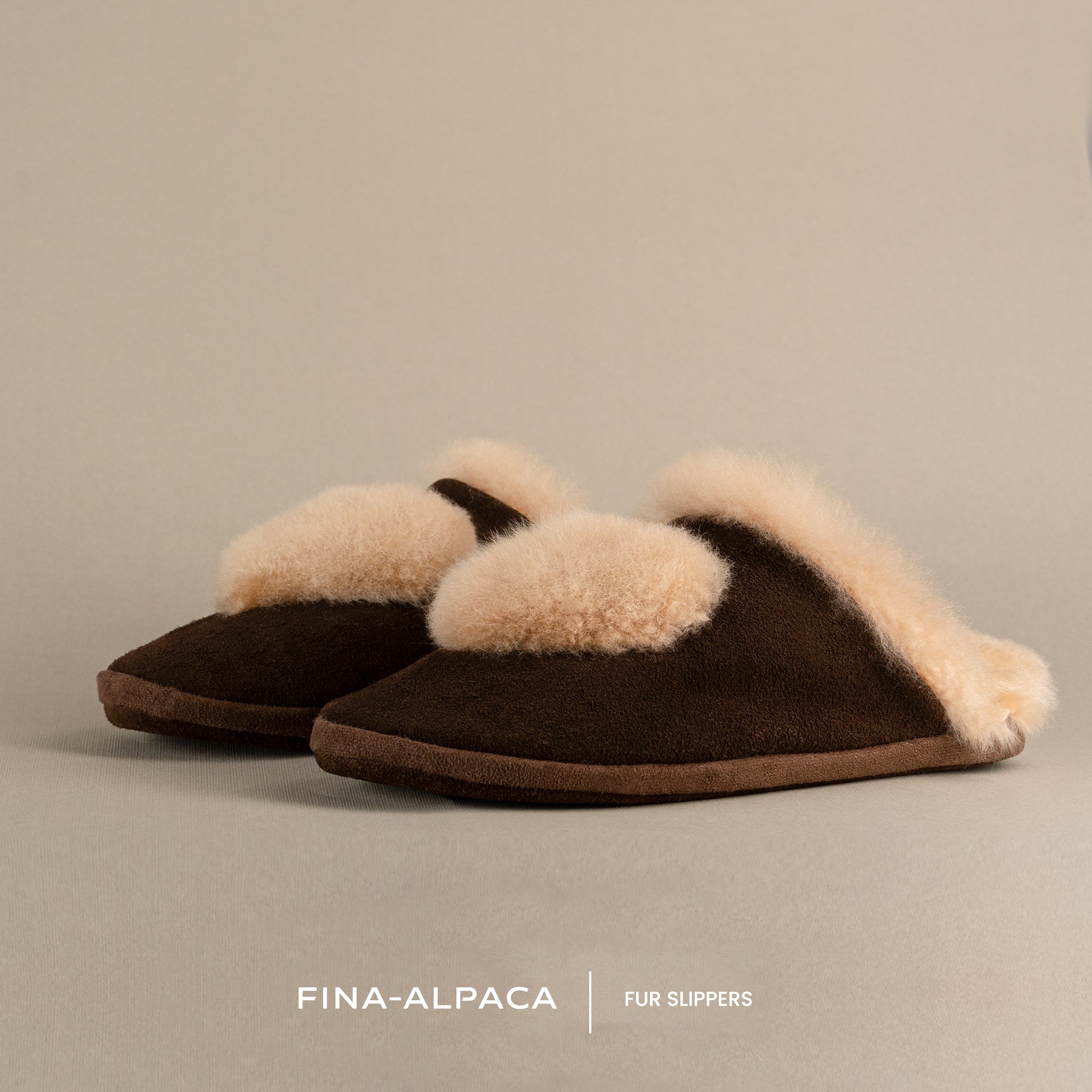 Ladies alpaca online slippers